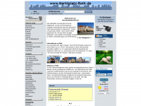 marktplatz-roth.de Webseite Vorschau