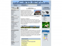 marktplatz-tiefenbronn.de Webseite Vorschau