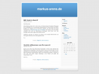 markus-arens.de Webseite Vorschau