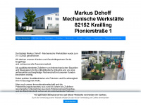 markus-dehoff.de Webseite Vorschau