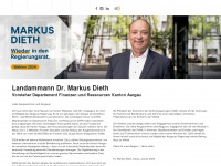 markus-dieth.ch Webseite Vorschau