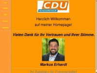 markus-erhardt.de Webseite Vorschau
