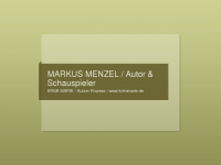 markus-menzel.de Webseite Vorschau