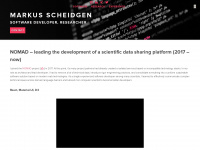 markus-scheidgen.de Webseite Vorschau