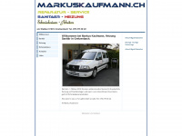 markuskaufmann.ch Webseite Vorschau