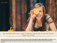 werde-vegan.de Webseite Vorschau
