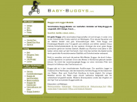 baby-buggys.de Webseite Vorschau