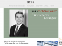 mzs-recht.de Webseite Vorschau