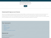 kaiserswerth.de Webseite Vorschau