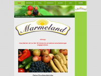 marmeland.de Webseite Vorschau