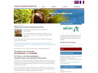 maroni-kastanienmehl.de Webseite Vorschau