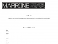 marrone-hairstyling.de Webseite Vorschau