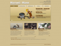 marroni-mann.at Webseite Vorschau