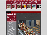 marti-metzg.ch Webseite Vorschau