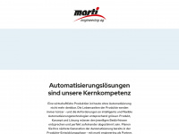 marti-engineering.ch Webseite Vorschau