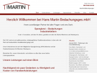 martin-bedachungen.de Webseite Vorschau