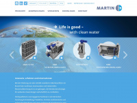 martin-membrane.de Webseite Vorschau