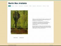 martin-max-artefakte.de Webseite Vorschau