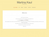 martina-kaul.de Webseite Vorschau