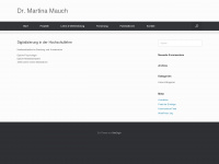 martinamauch.de Webseite Vorschau
