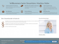 martinastuebe.de Webseite Vorschau