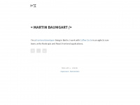 martinbaumgart.de Webseite Vorschau