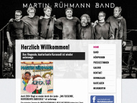 martinruehmannband.de Webseite Vorschau