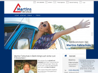 martins-fahrschule-lernen.de Webseite Vorschau
