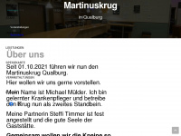 martinuskrug.de Webseite Vorschau