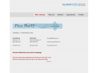 marty-grabmale.ch Webseite Vorschau