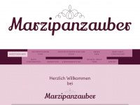 marzipanzauber.de Webseite Vorschau