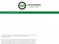 maschinenbau-wenisch.de Webseite Vorschau