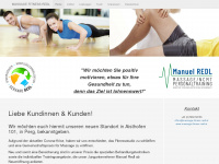 massage-fitness-redl.at Webseite Vorschau