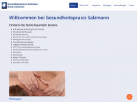 massage-salzmann.ch Webseite Vorschau