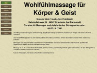 massage-simone.de Webseite Vorschau