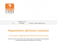 massage-straub.ch Webseite Vorschau