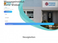 massage-weber.at Webseite Vorschau