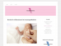 massage4babies.ch Webseite Vorschau