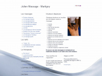 massagejulien.ch Webseite Vorschau