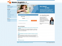 master-vergleich.ch Webseite Vorschau