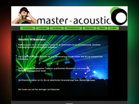 masteracoustic.de Webseite Vorschau