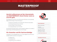 masterproof.de Webseite Vorschau