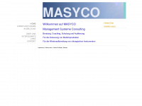 masyco.ch Webseite Vorschau