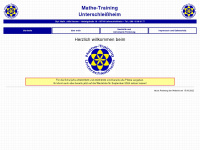 mathe-training-ush.de Webseite Vorschau