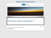 matheis.ch Webseite Vorschau