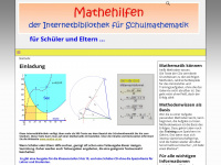 mathehilfen.de Webseite Vorschau