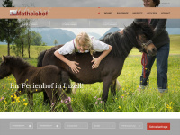 matheishof.de Webseite Vorschau
