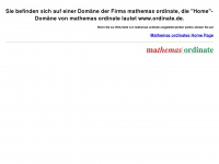 mathemas.de Webseite Vorschau