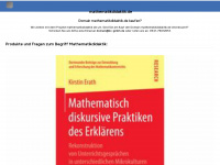 mathematikdidaktik.de Webseite Vorschau