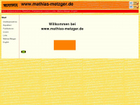 mathias-metzger.de Webseite Vorschau